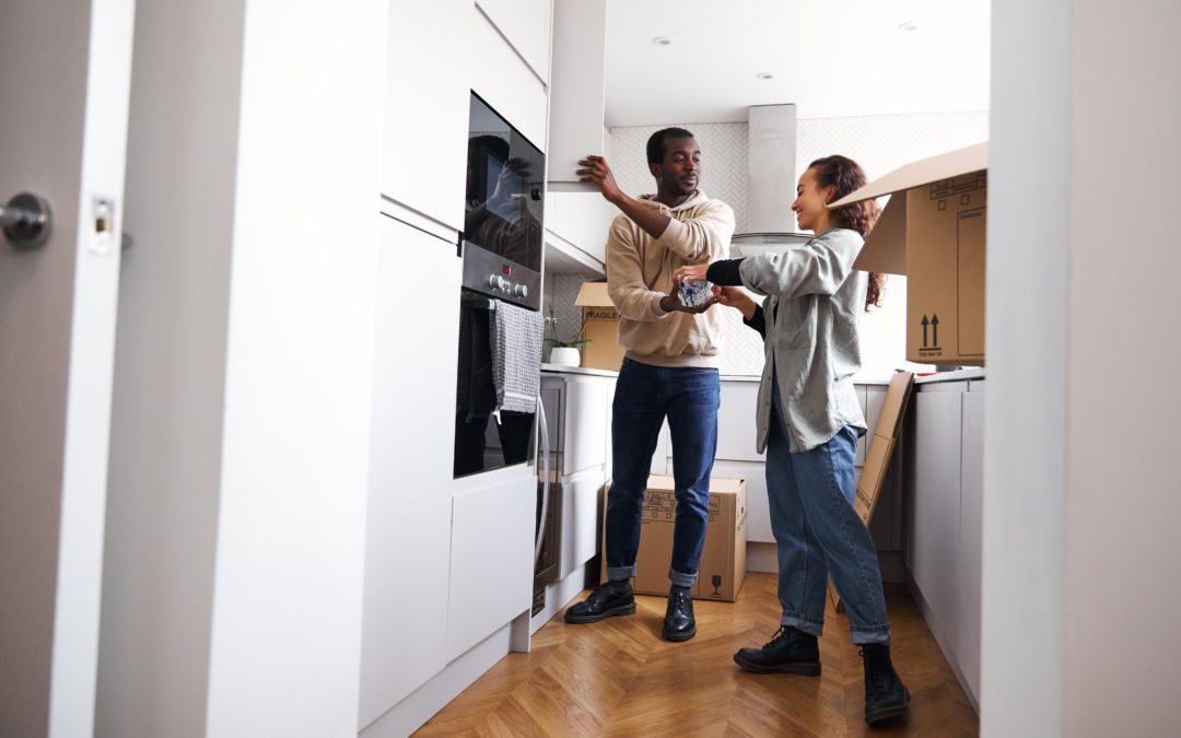 Young Couple in Kitchen