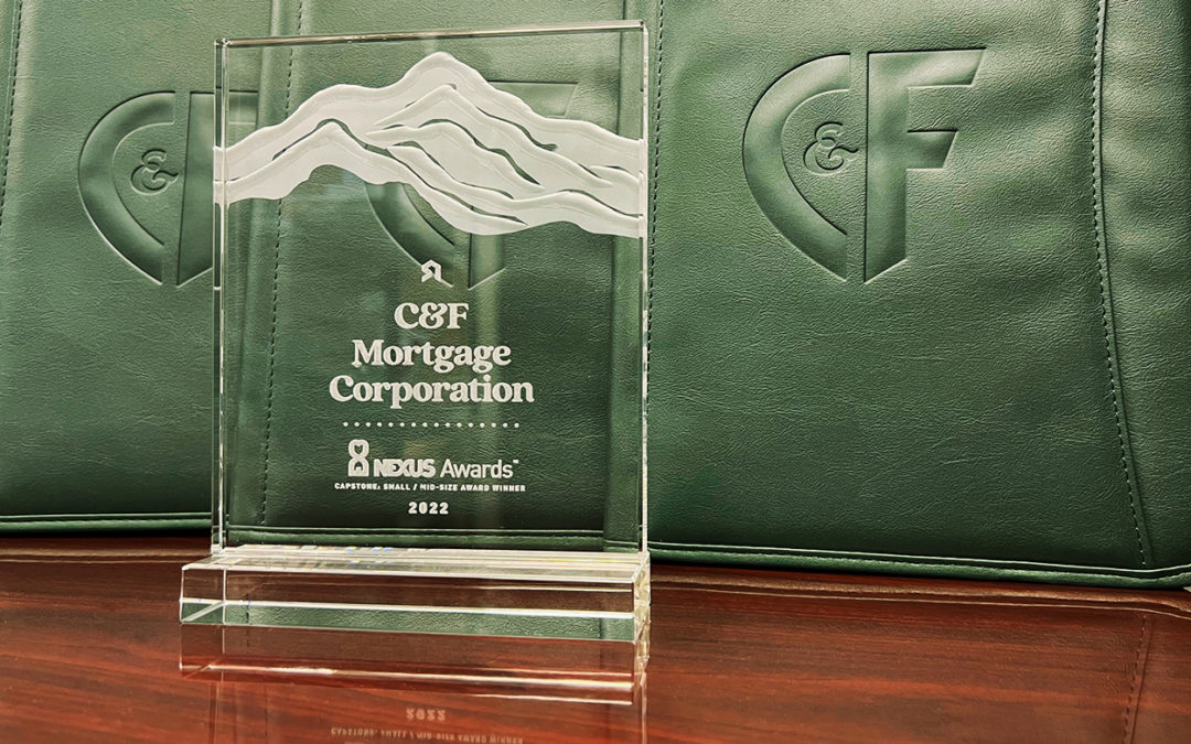 SimpleNexus Recognizes C&F Mortgage Corporation as the 2022 Capstone Small/Mid-Size Nexus Award Winner